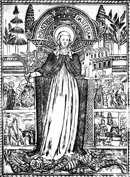 S. Caterina da Siena e storie della sua vita