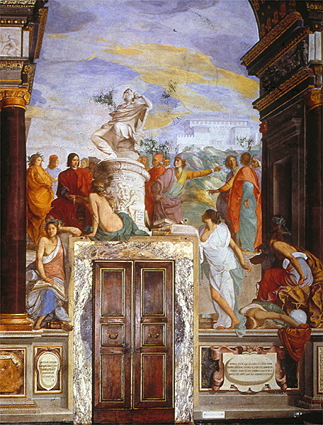 Il Magnifico e la statua di Platone